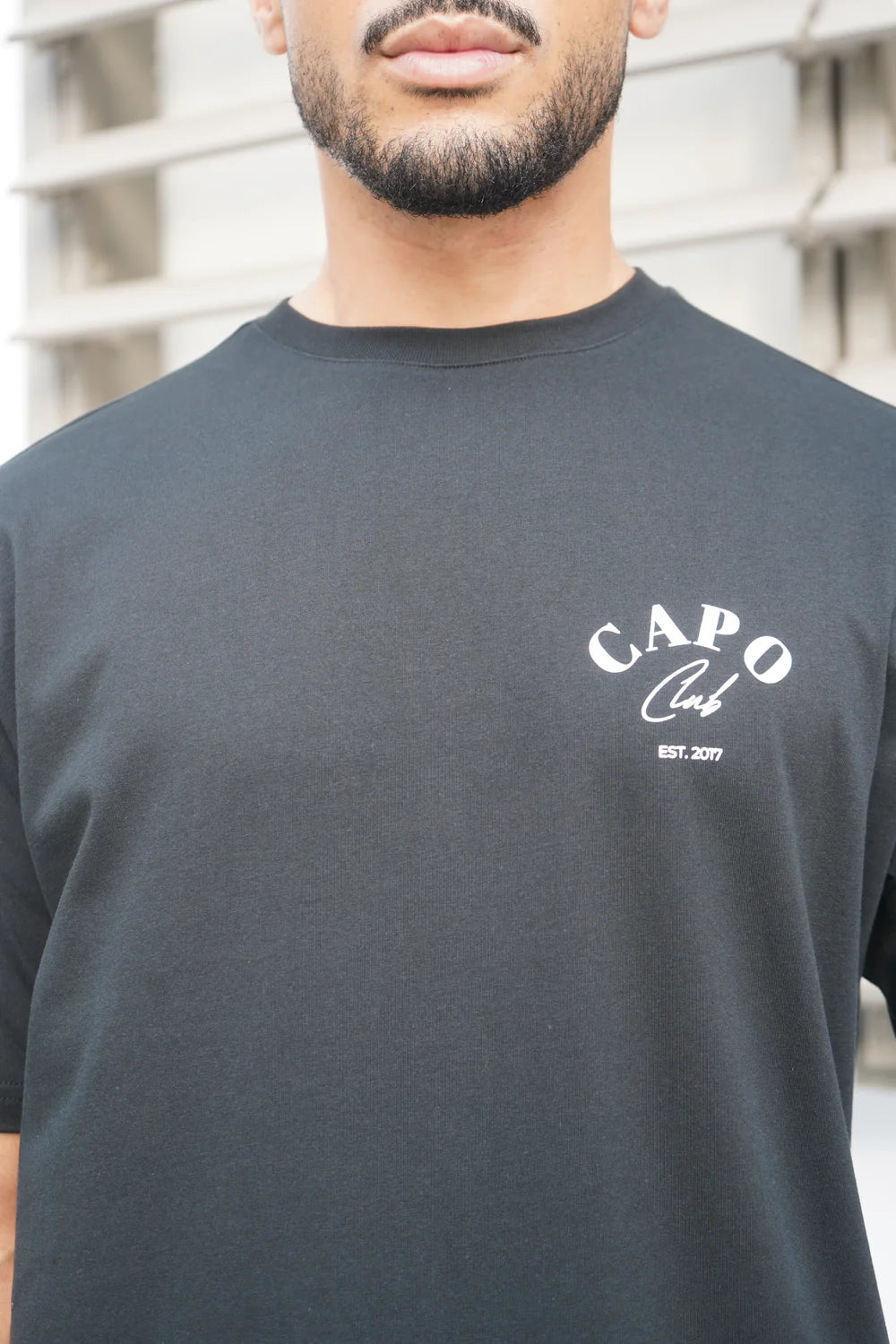 Capo Beach Club T-Shirt - BLACK