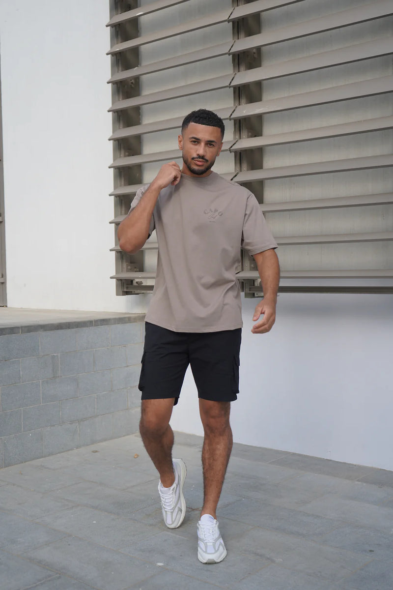Capo Beach Club T-Shirt - MUSHROOM