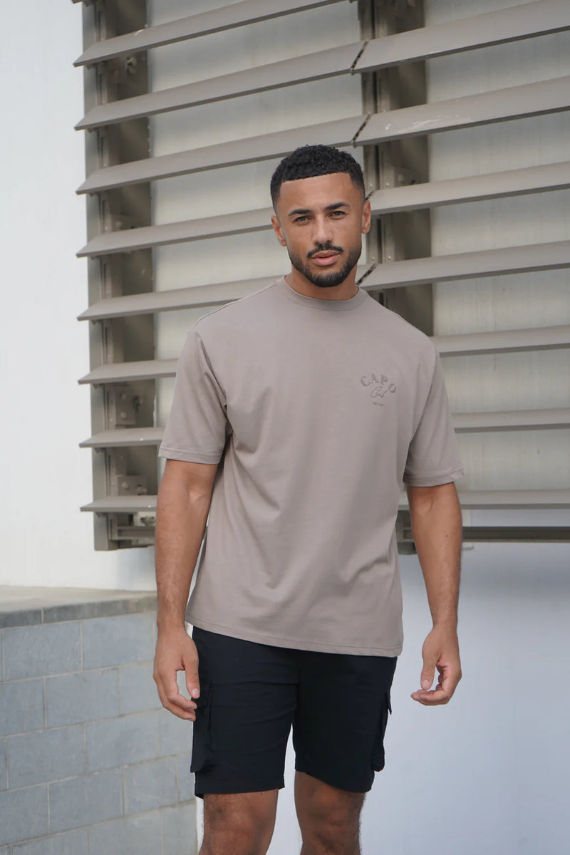 Capo Beach Club T-Shirt - MUSHROOM