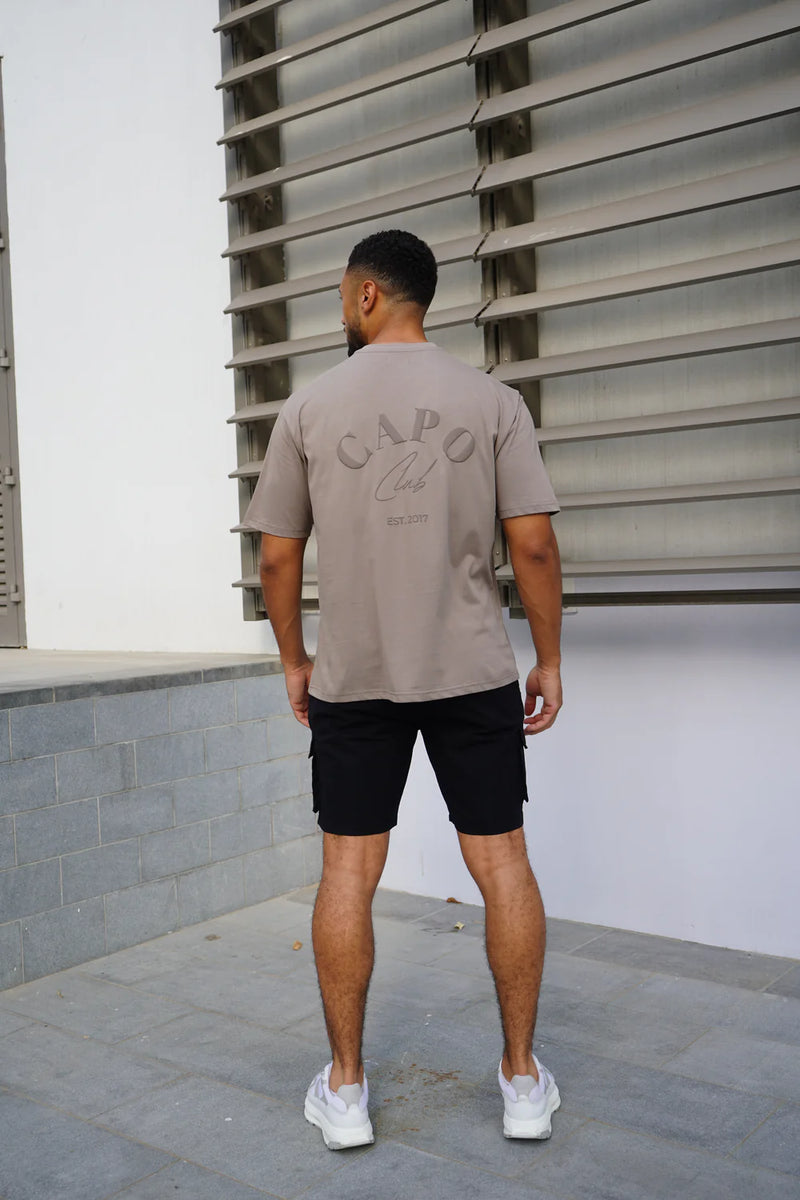 Capo Beach Club T-Shirt - MUSHROOM