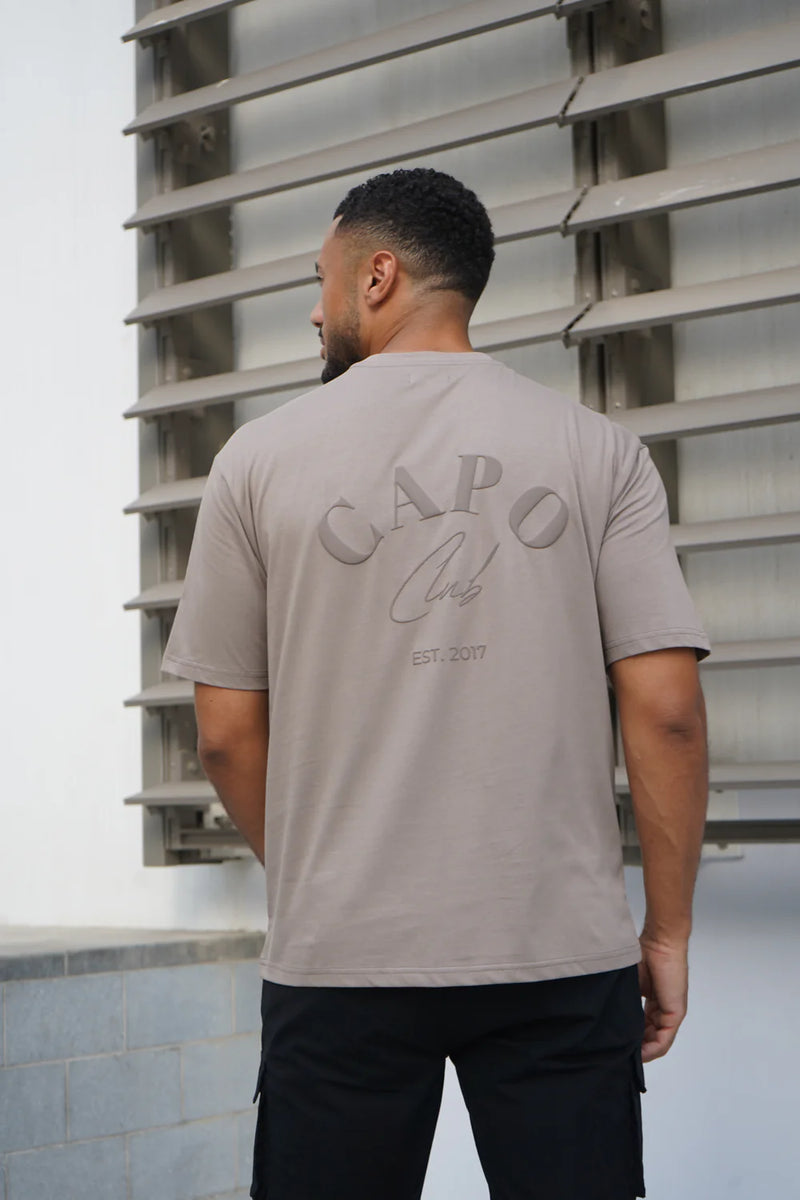 Capo Beach Club T-Shirt - MUSHROOM