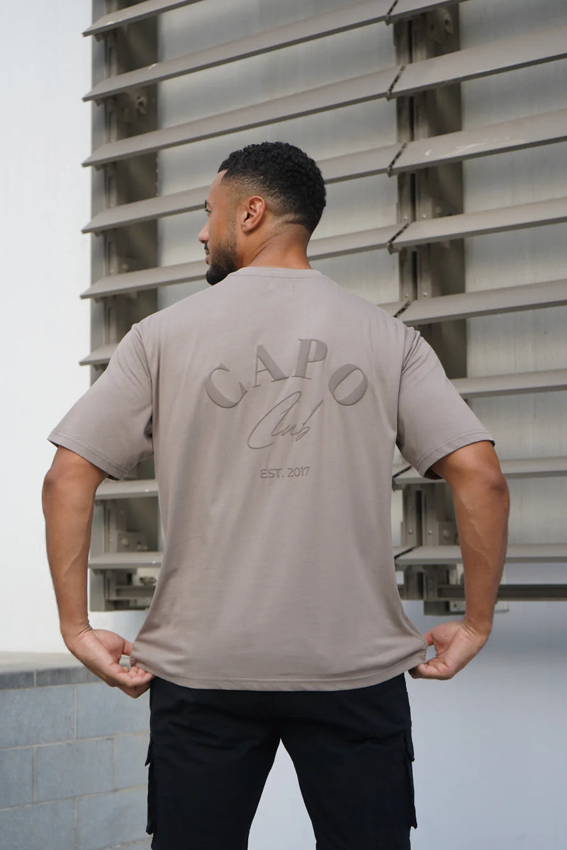 Capo Beach Club T-Shirt - MUSHROOM