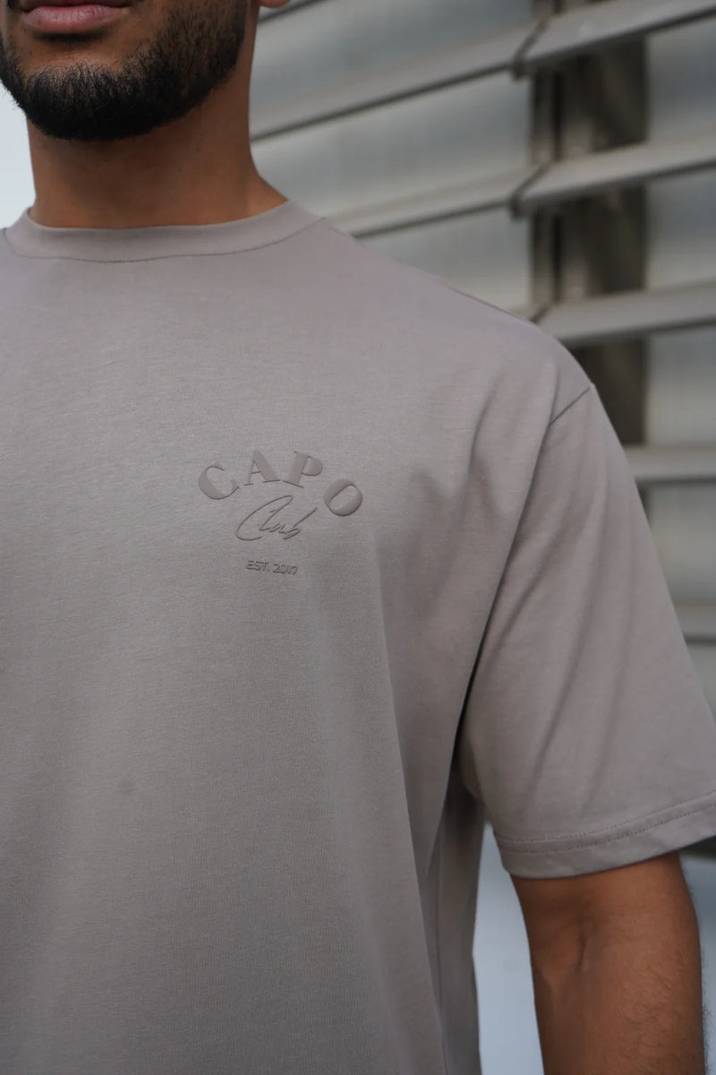 Capo Beach Club T-Shirt - MUSHROOM
