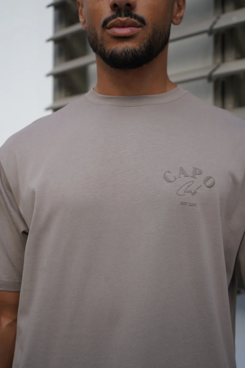Capo Beach Club T-Shirt - MUSHROOM