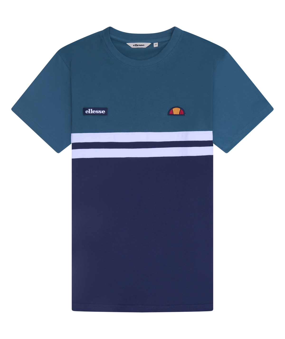 Ellesse Venire Panel T-Shirt Navy/Teal