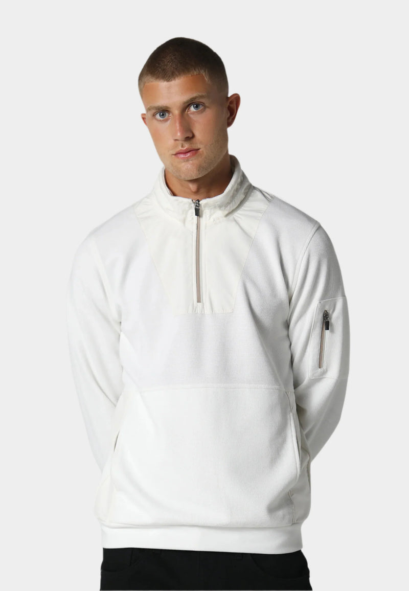 883 Police Fiddleton Bone White Sweatshirt