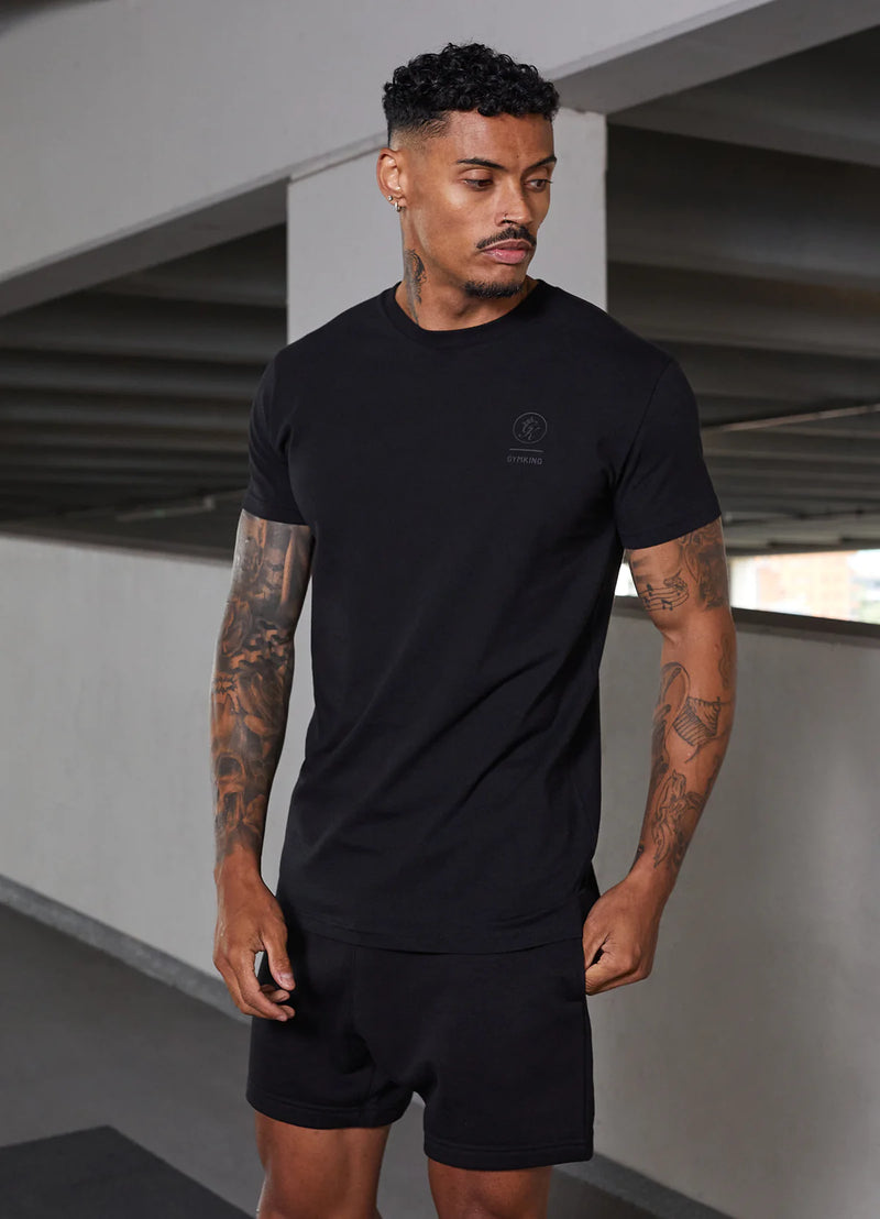 Gym King Aventus Tee - Black
