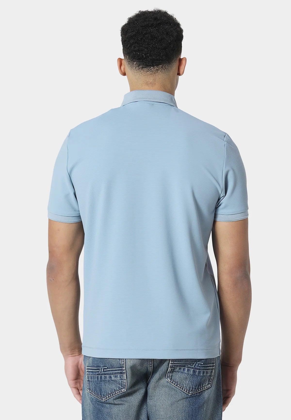 883 Police GLACE SOFT CHAMBRAY POLO SHIRT