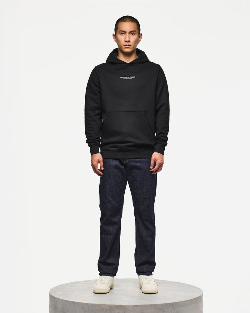 Weekend Offender Cobain Hoodie Black/Blue Shadow