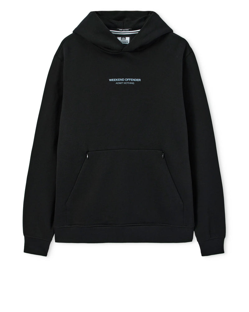 Weekend Offender Cobain Hoodie Black/Blue Shadow