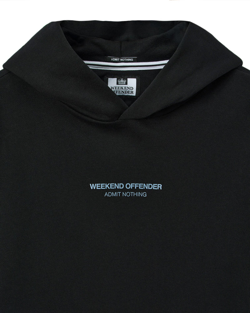 Weekend Offender Cobain Hoodie Black/Blue Shadow