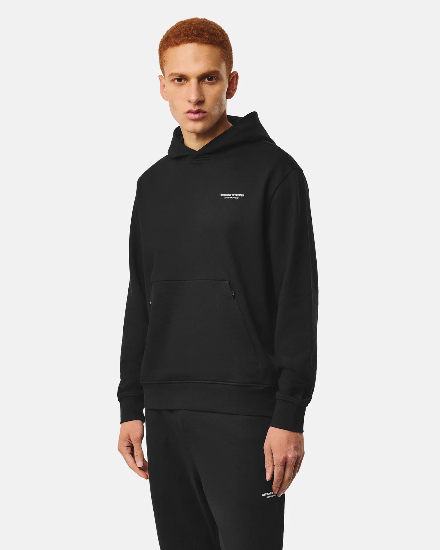 Weekend Offender Pares Hoodie Black/Ghost