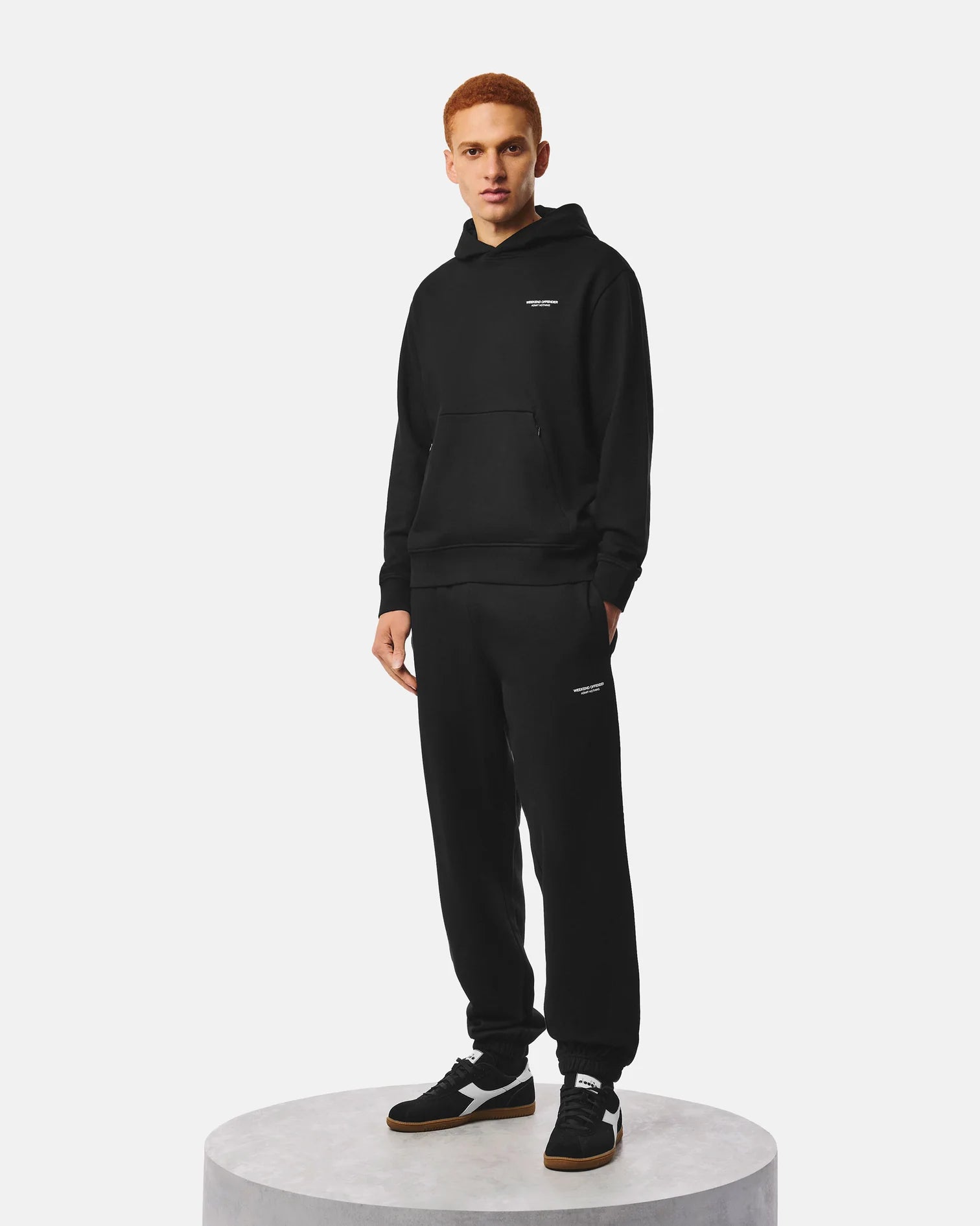 Weekend Offender Pares Hoodie Black/Ghost