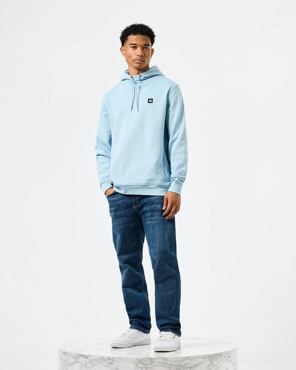 Weekend Offender Ribbe 100% Cotton 370gsm Hoodie Arctic Blue