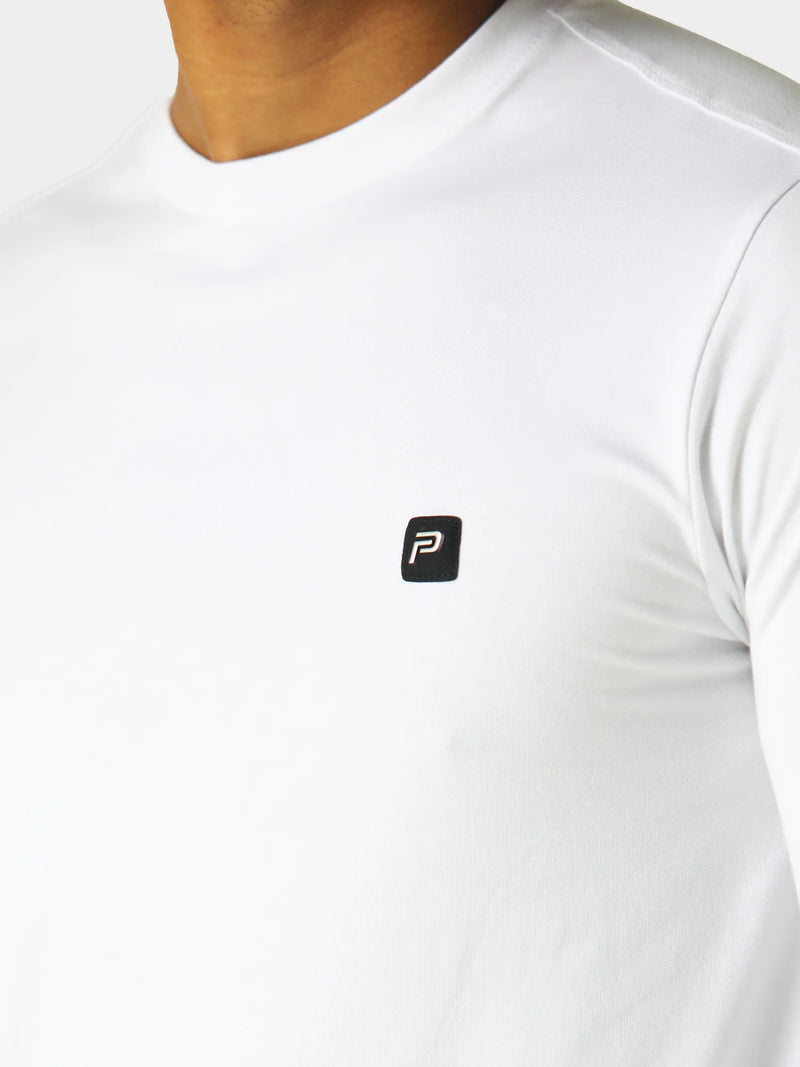 883 Police Highgate White Long Sleeve T-Shirt