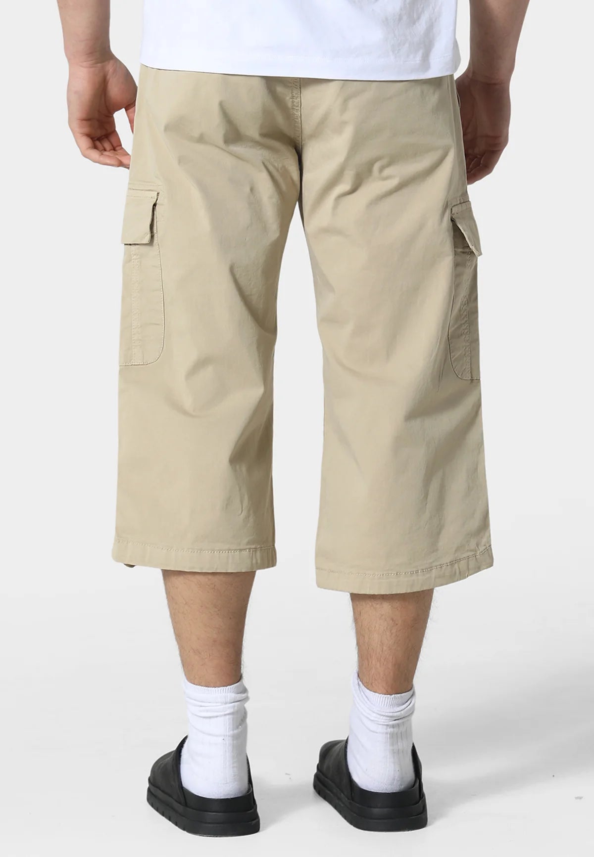 883 Police Hykeham Beige Cargo Shorts