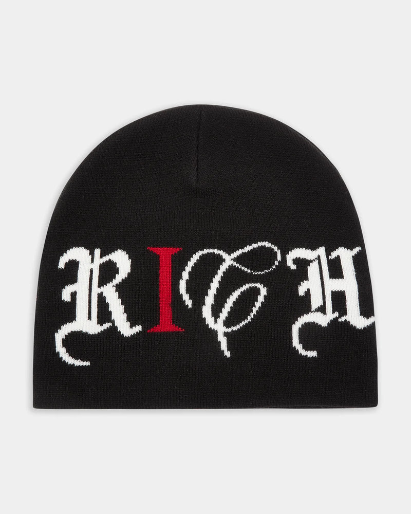 Hoodrich OG Heat Fitted Beanie Black/White/Red