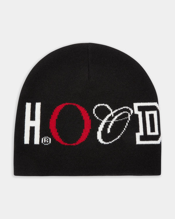 Hoodrich OG Heat Fitted Beanie Black/White/Red