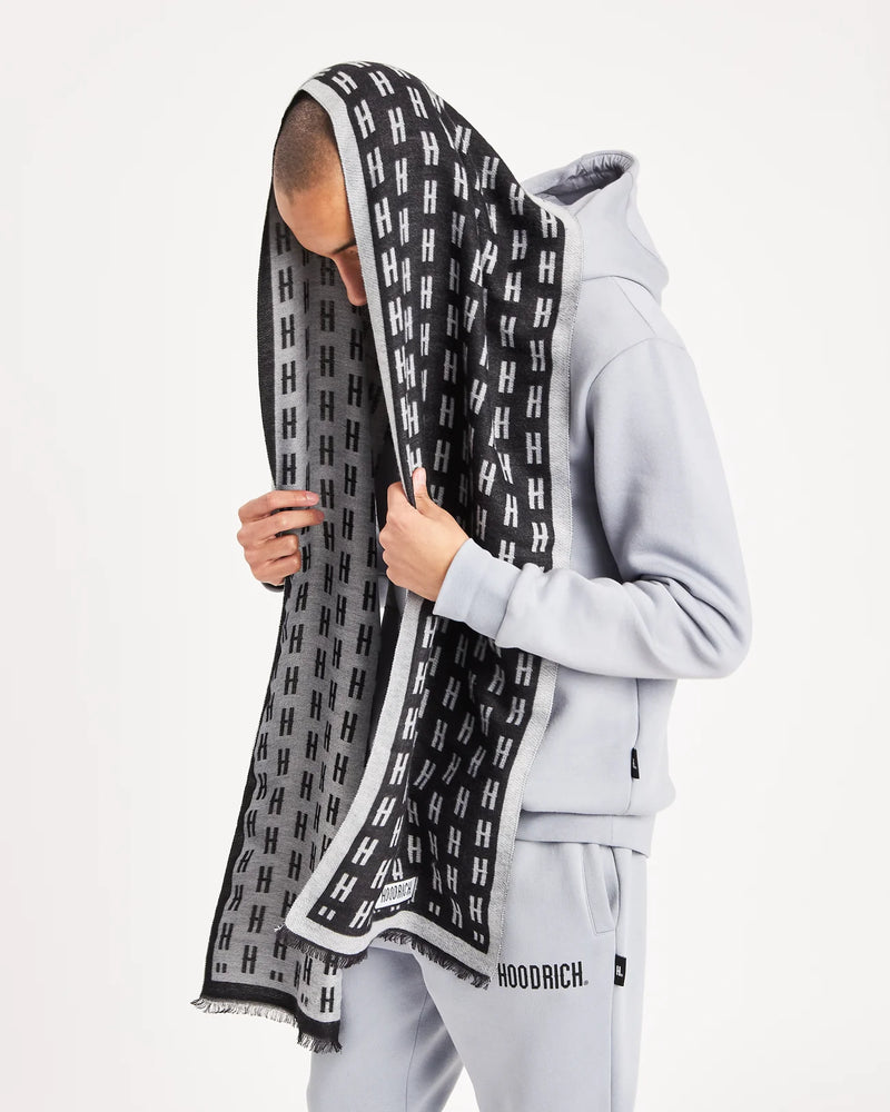 Hoodrich OG Exclusive Reversible Scarf Black/Grey