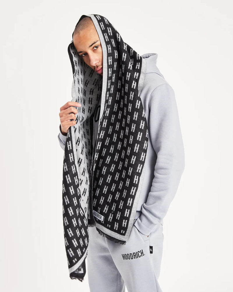 Hoodrich OG Exclusive Reversible Scarf Black/Grey