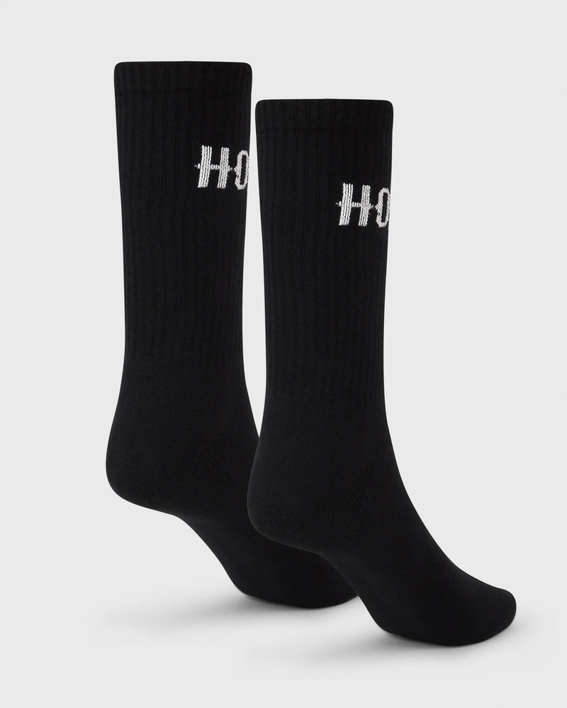 Hoodrich OG Core 3 Pack Crew Socks Black/White
