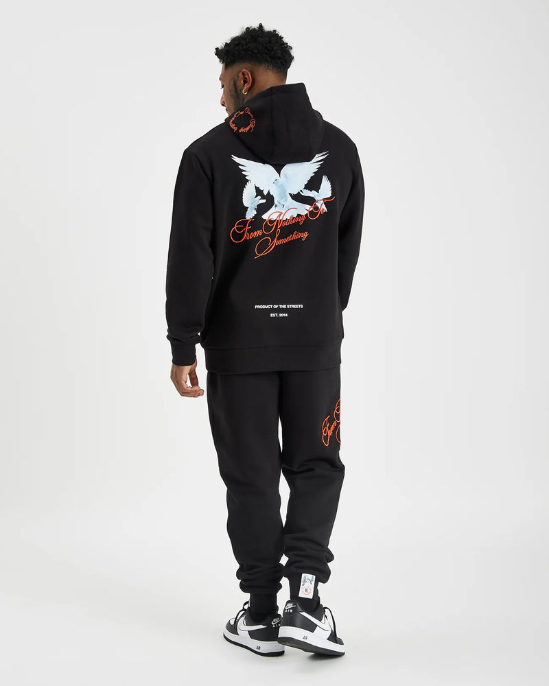 Hoodrich OG Take Flight V2 Hoodie Black/White/Red