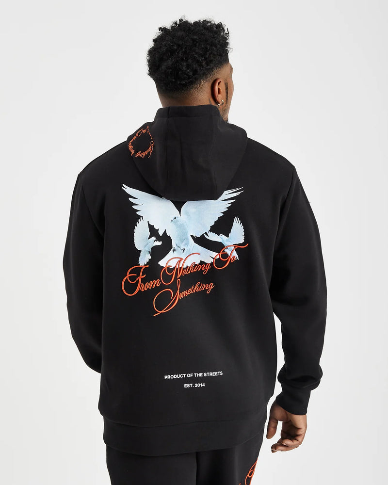 Hoodrich OG Take Flight V2 Hoodie Black/White/Red