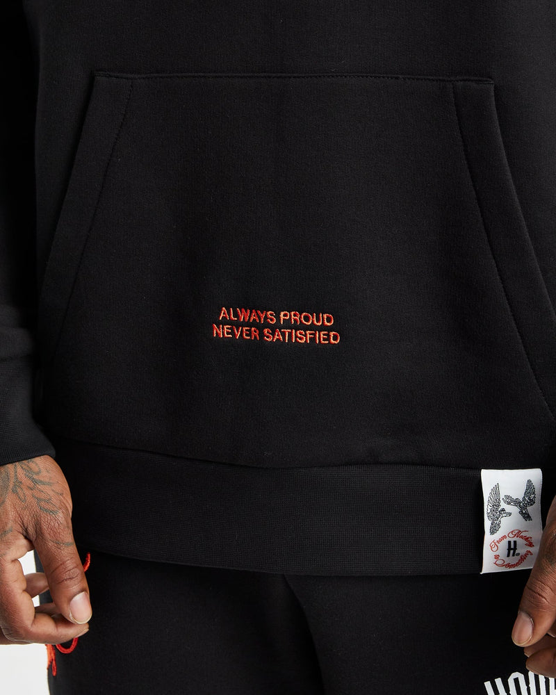 Hoodrich OG Take Flight V2 Hoodie Black/White/Red