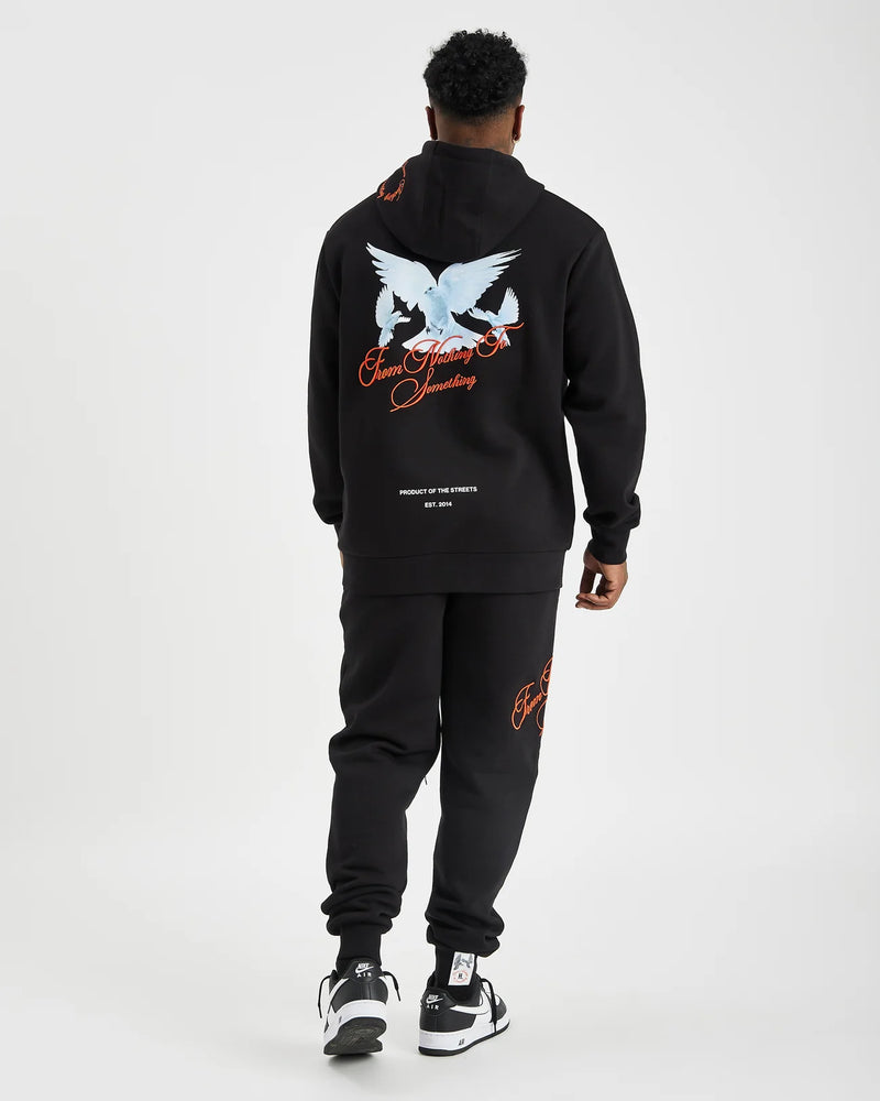Hoodrich OG Take Flight V2 Joggers Black/White/Red