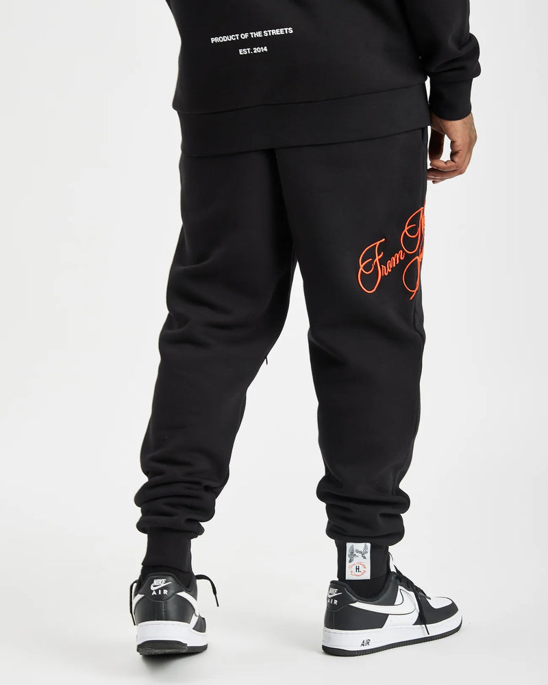 Hoodrich OG Take Flight V2 Joggers Black/White/Red
