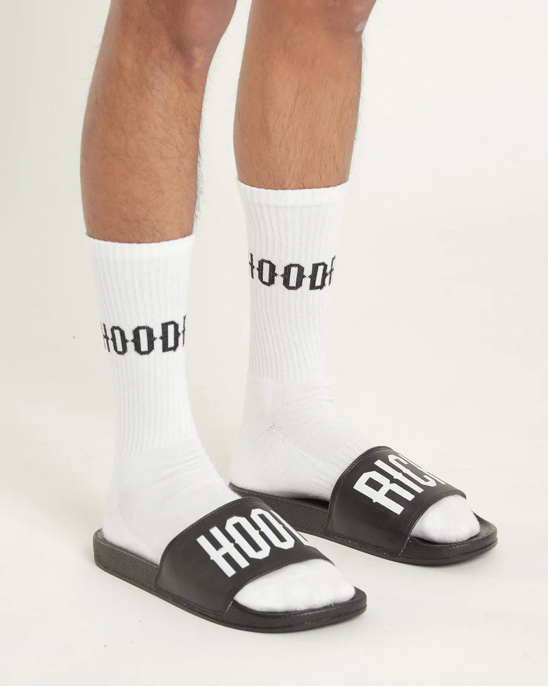 Hoodrich OG Core 3 Pack Crew Socks White/Black