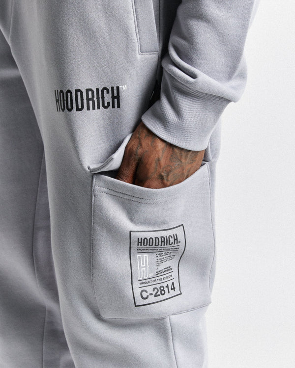 Hoodrich Akira Cargo Joggers Grey/Black/White
