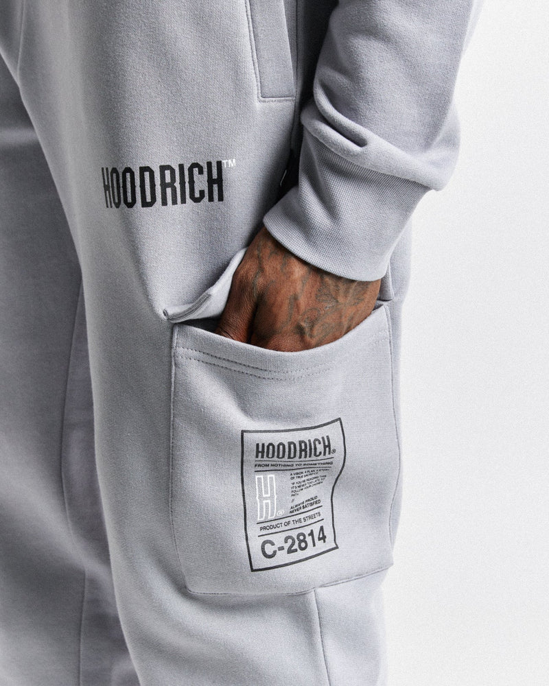 Hoodrich Akira Cargo Joggers Grey/Black/White
