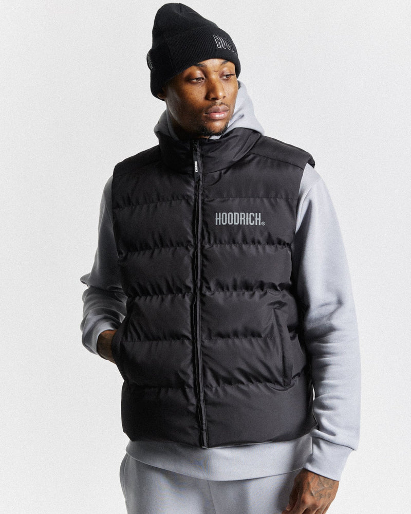 Hoodrich Stack Body Warmer Gilet Black/Reflective