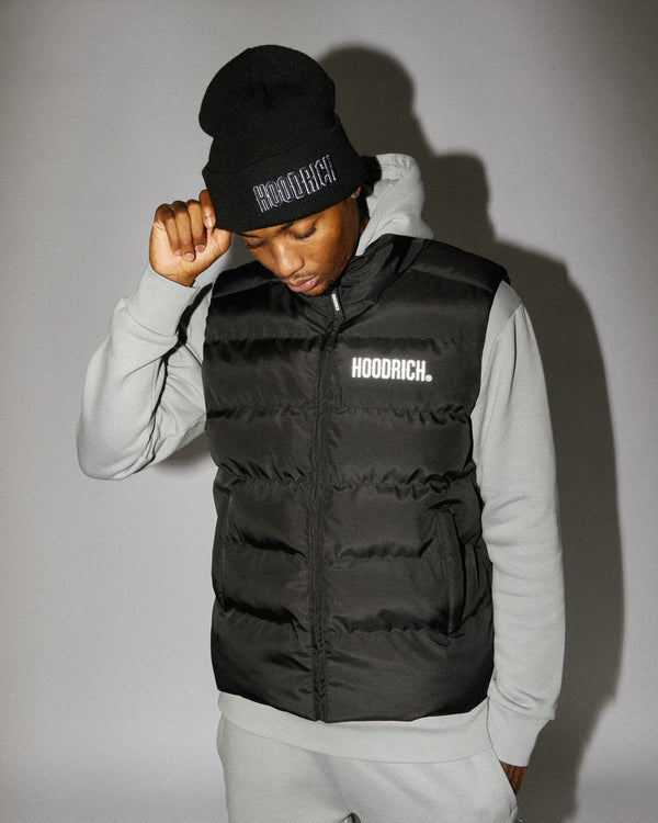 Hoodrich Stack Body Warmer Gilet Black/Reflective