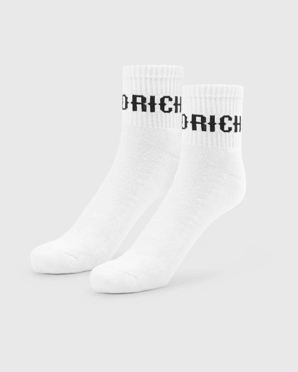 Hoodrich OG Core 3 Pack Quarter Socks White/Black