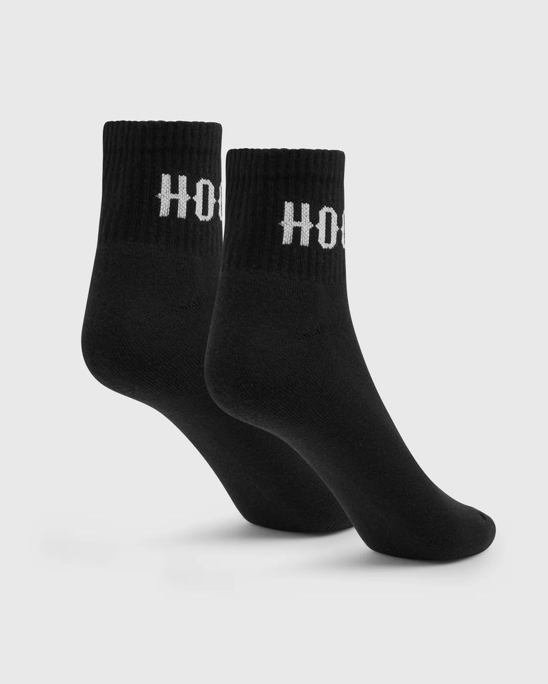 Hoodrich OG Core 3 Pack Quarter Socks Black/White