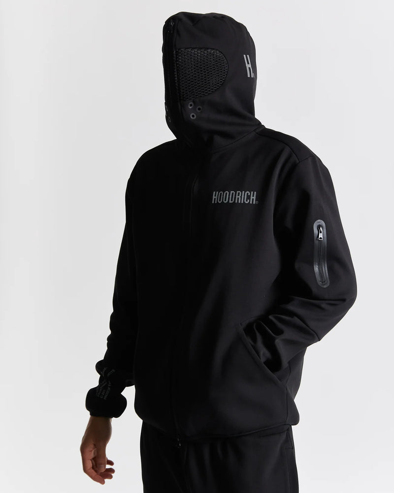 Hoodrich OG Virtue Full Zip Hoodie Black/Reflective