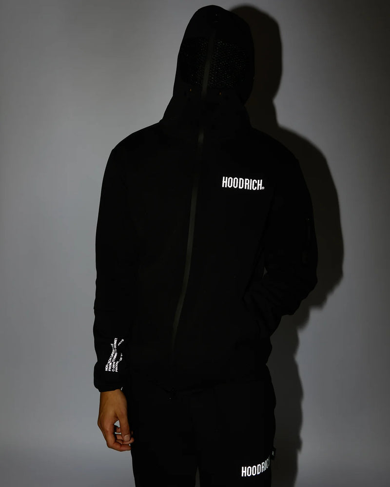 Hoodrich OG Virtue Full Zip Hoodie Black/Reflective