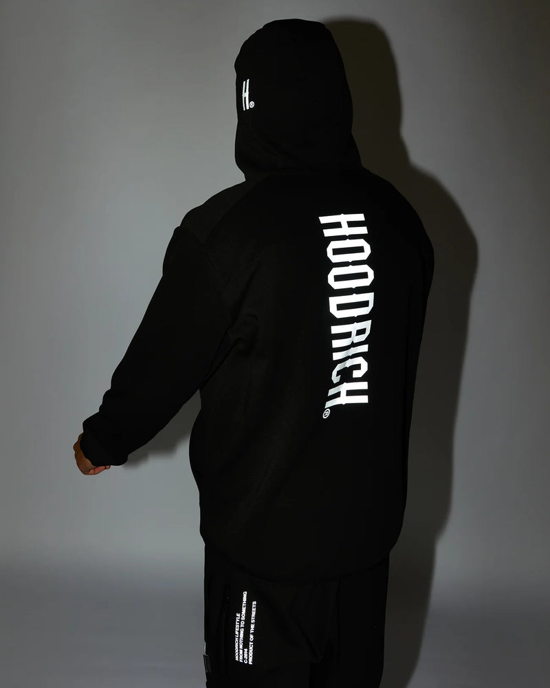 Hoodrich OG Virtue Full Zip Hoodie Black/Reflective