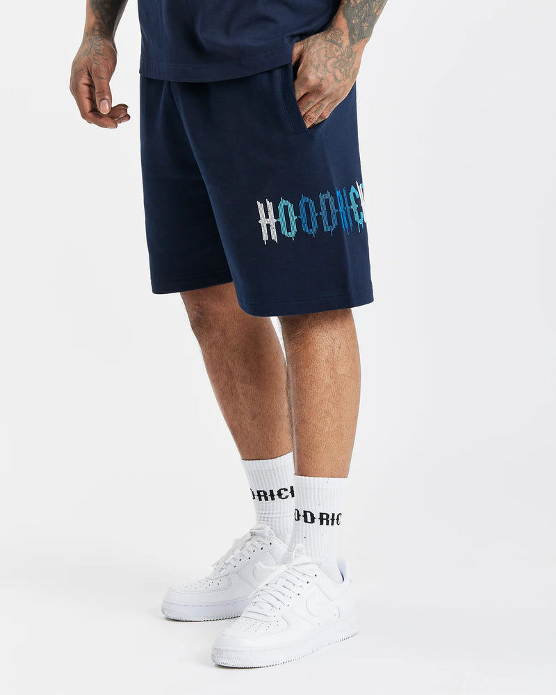 Hoodrich OG Dash Shorts Sky Captain/White/Azure Blue