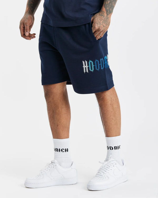 Hoodrich OG Dash Shorts Sky Captain/White/Azure Blue