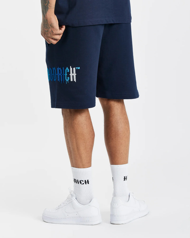 Hoodrich OG Dash Shorts Sky Captain/White/Azure Blue