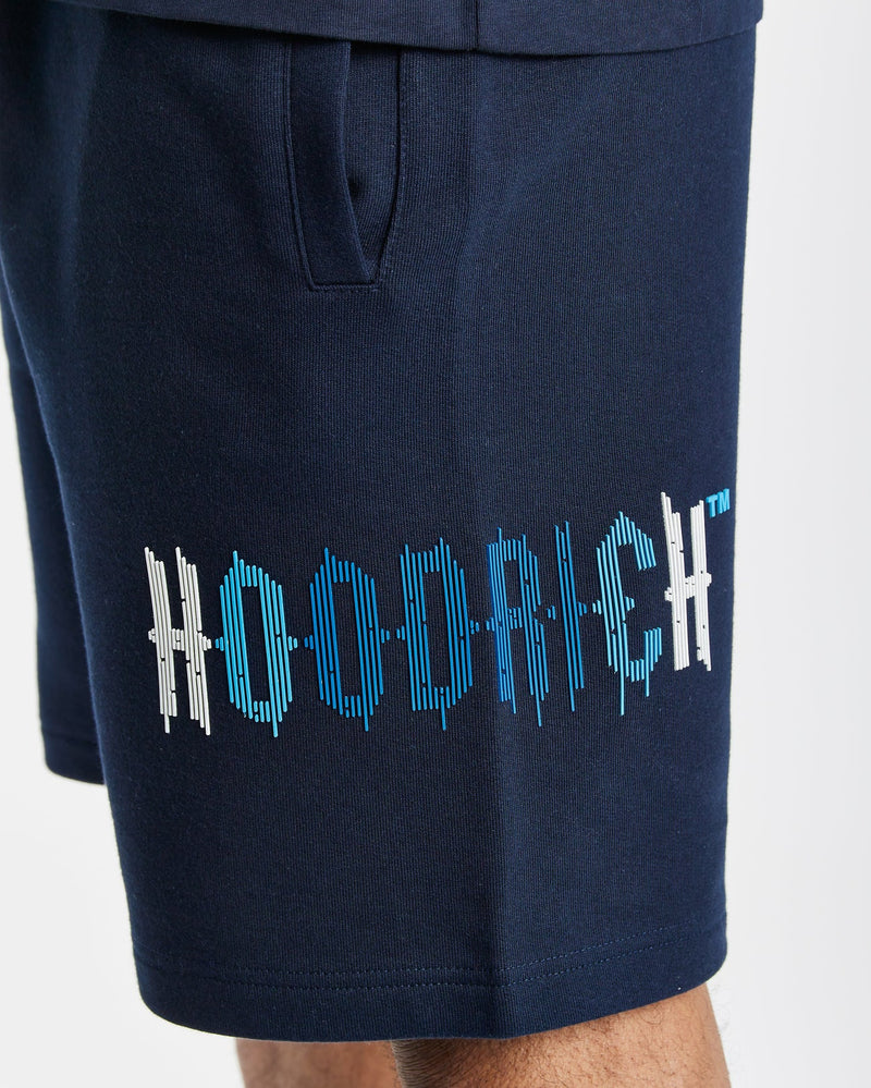 Hoodrich OG Dash Shorts Sky Captain/White/Azure Blue