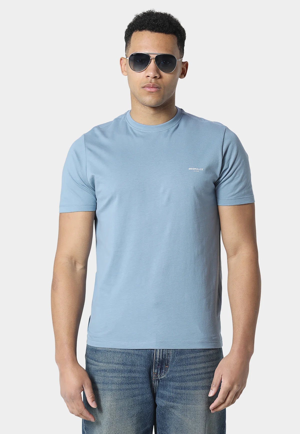 883 Police ICAS SOFT CHAMBRAY T-SHIRT