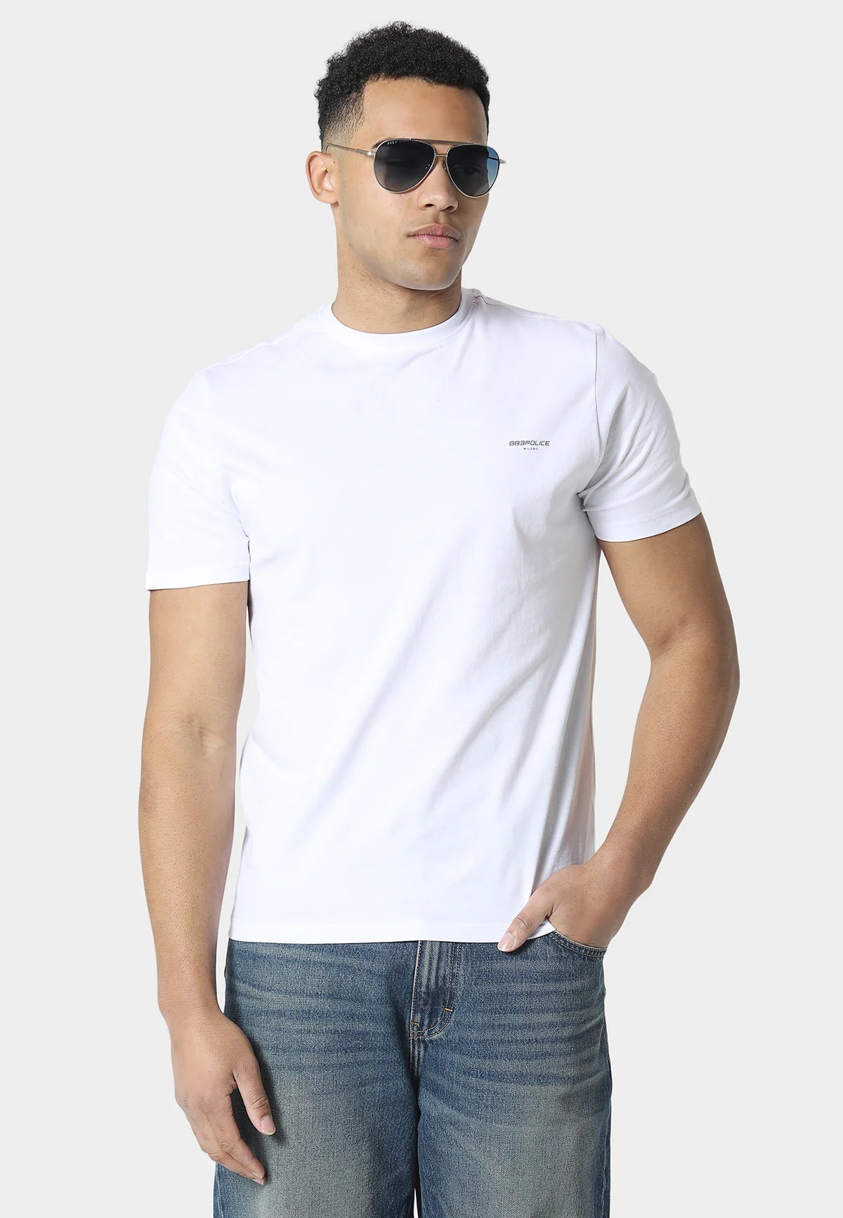 883 Police ICAS WHITE T-SHIRT