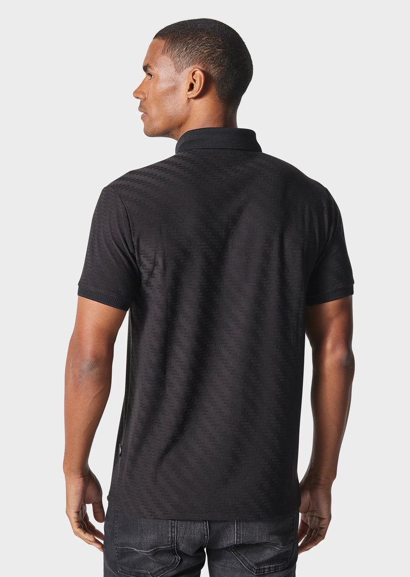883 Police Irwin Black Polo Shirt
