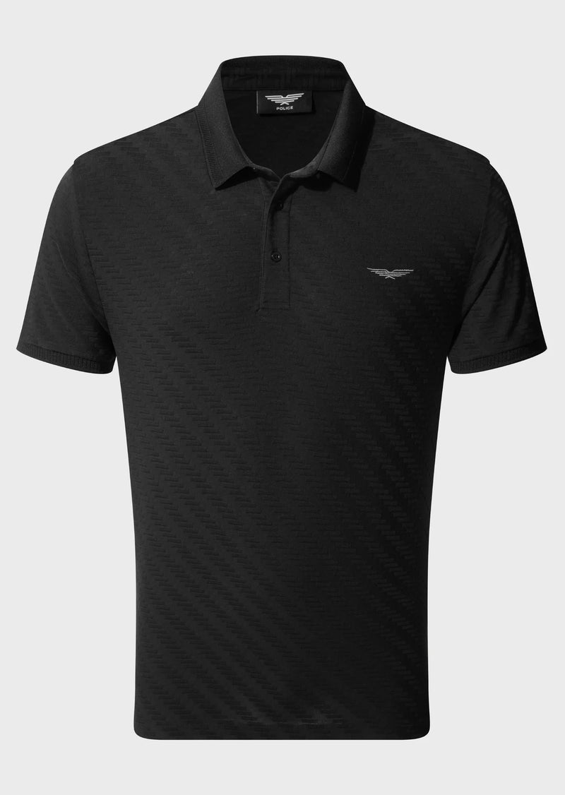 883 Police Irwin Black Polo Shirt