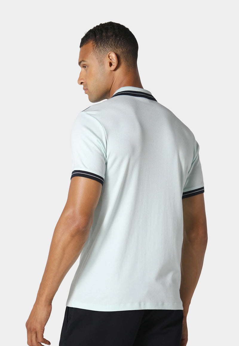 883 Police Jayson Aquatic Green Polo Shirt