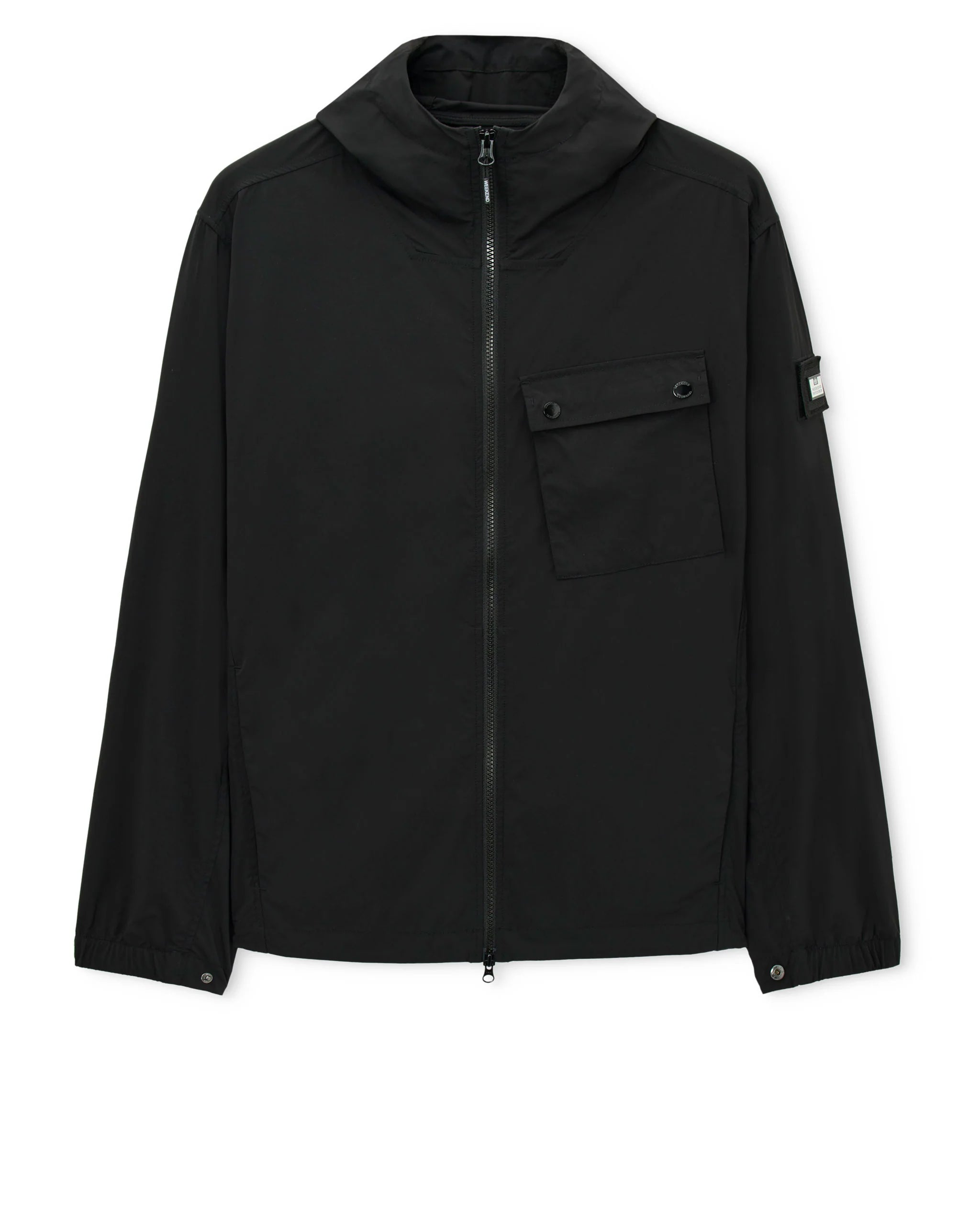 Weekend Offender Temara Technical Windbreaker Jacket Black